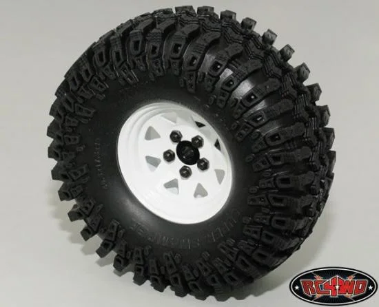 RC4WD 5 Lug Wagon 1.9 Steel Stamped Beadlock Wheels (White) — image 6 of 7