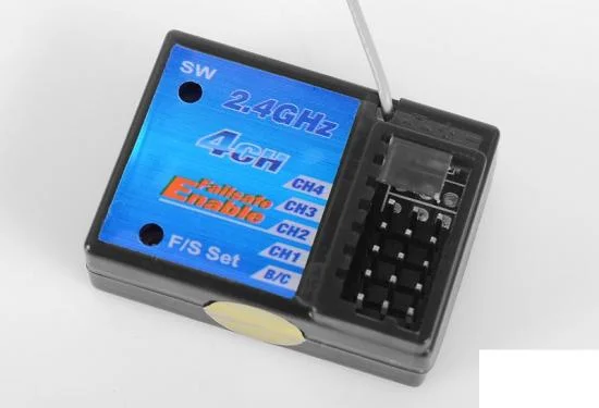 RC4WD XR4 XR3 2.4Ghz 4-Channel Blue Receiver — image 1 of 2