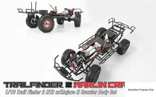 RC4WD Marlin Crawlers Trail Finder 2 RTR with Mojave II Crawler Body Set — image 3 of 7