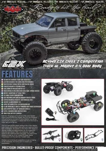 RC4WD C2X Class 2 Competition Truck with Mojave II 4 Door Body &mdash; image 5 of 7