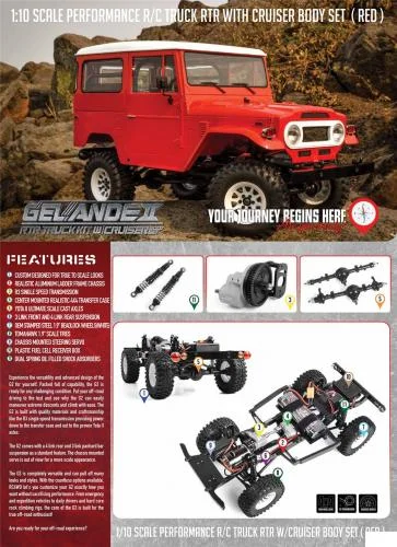 RC4WD Gelande II RTR Truck w/Cruiser Body Set RC4WD — image 5 of 7