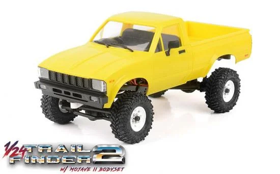 RC4WD Trail Finder 2 1:24 RTR With Mojave II Hard Body Set - Yellow — image 1 of 20