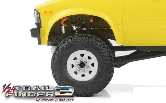 RC4WD Trail Finder 2 1:24 RTR With Mojave II Hard Body Set - Yellow — image 16 of 20