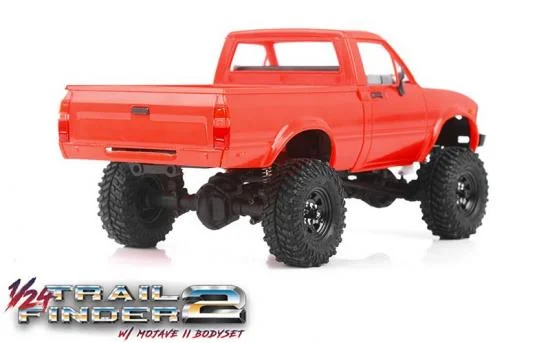 RC4WD Trail Finder 2 1:24 RTR With Mojave II Hard Body Set - Red — image 15 of 19