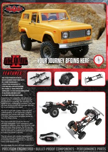 RC4WD 1:18 Gelande II - Black Hawk Hard Body Set - RTR &mdash; image 2 of 7
