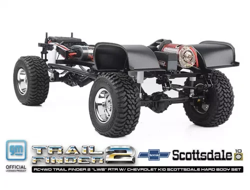 RC4WD Trail Finder 2 LWB RTR - Chevrolet K10 Hardbody Red — image 4 of 23