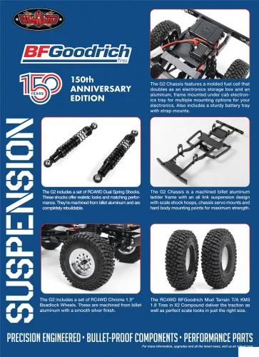 RC4WD Gelande II RTR Truck Kit with Cruiser Body Set (BFGoodrich 150th Anniversary Edition) — image 4 of 6
