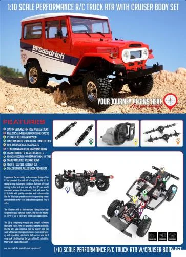 RC4WD Gelande II RTR Truck Kit with Cruiser Body Set (BFGoodrich 150th Anniversary Edition) — image 6 of 6