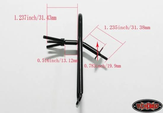 RC4WD Bed Mount Angled Spare Tire Carrier &mdash; image 3 of 6