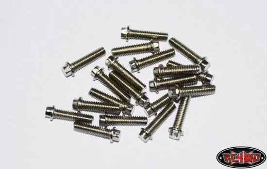 RC4WD Miniature Scale Hex Bolts (M2.5 x 10mm) (Silver) — image 1 of 3
