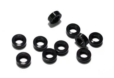 RC4WD 2mm Black Spacer with M3 Hole (10) &mdash; image 2 of 4