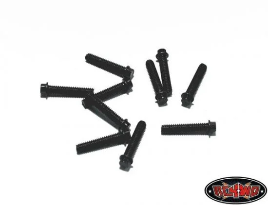 RC4WD Miniature Scale Hex Bolts (M2 x 10mm) (Black) &mdash; image 2 of 2