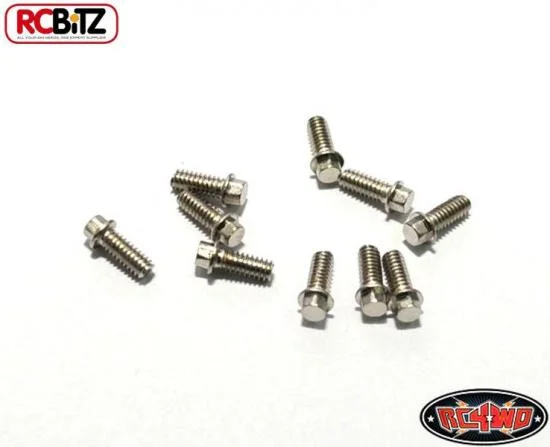 RC4WD Miniature Scale Hex Bolts (M2 x 5mm) (Silver) — image 1 of 3