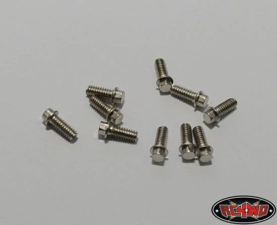 RC4WD Miniature Scale Hex Bolts (M2 x 5mm) (Silver) — image 2 of 3