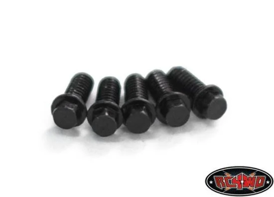 RC4WD Miniature Scale Hex Bolts (M2 x 5mm) (Black) &mdash; image 2 of 3