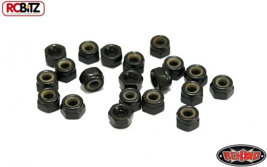 RC4WD Nylock Nuts M3 (Black) — image 1 of 3