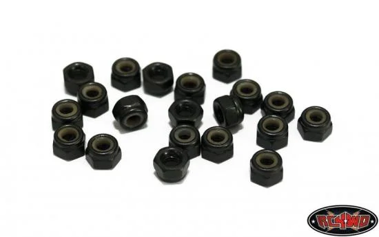 RC4WD Nylock Nuts M3 (Black) — image 2 of 3