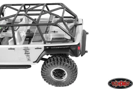 RC4WD Tough Armor Solid Rear Bumper for Axial SCX10 chassis — image 6 of 7