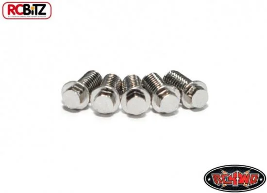 RC4WD Miniature Scale Hex Bolts (M3 x 6mm) (Silver) — image 1 of 3