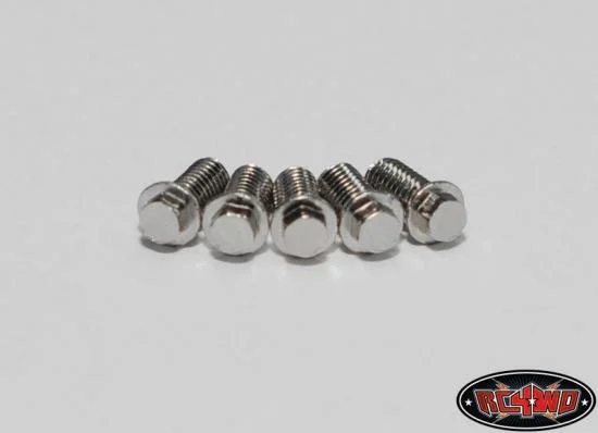 RC4WD Miniature Scale Hex Bolts (M3 x 6mm) (Silver) — image 2 of 3