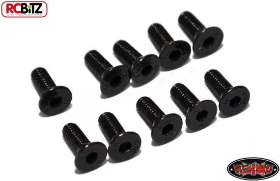 RC4WD Steel Flat Head Socket Cap Screw M3 x 8mm (10) — image 1 of 3
