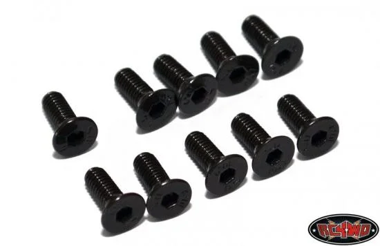 RC4WD Steel Flat Head Socket Cap Screw M3 x 8mm (10) — image 2 of 3