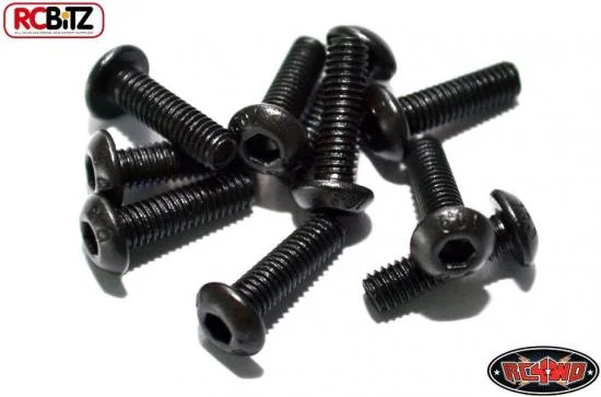 RC4WD Steel Button Head Cap Screws M3 x 10mm (10) — image 1 of 3