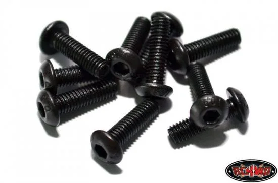 RC4WD Steel Button Head Cap Screws M3 x 10mm (10) — image 2 of 3