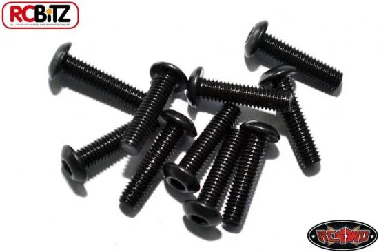 RC4WD Steel Button Head Cap Screws M3 x 12mm (10) — image 1 of 4