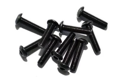 RC4WD Steel Button Head Cap Screws M3 x 12mm (10) — image 2 of 4