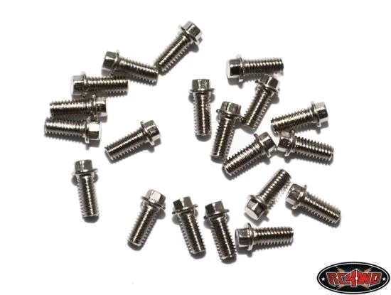 RC4WD Miniature Scale Hex Bolts (M2.5 x 6mm) (Silver) — image 2 of 4
