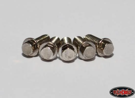 RC4WD Miniature Scale Hex Bolts (M2.5 x 6mm) (Silver) — image 3 of 4