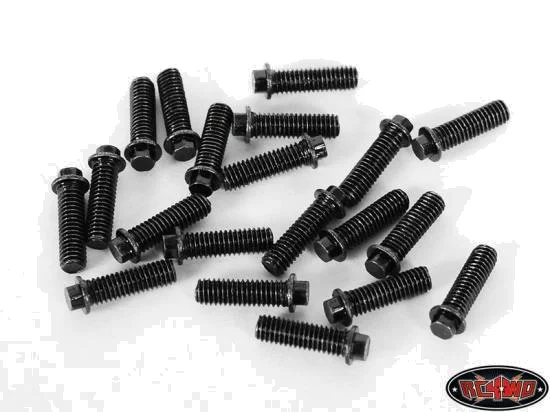 RC4WD Miniature Scale Hex Bolts (M3x 10mm) (Black) &mdash; image 2 of 3