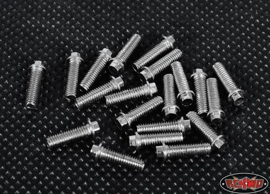 RC4WD Miniature Scale Hex Bolts (M3x10mm) (Silver) &mdash; image 2 of 3