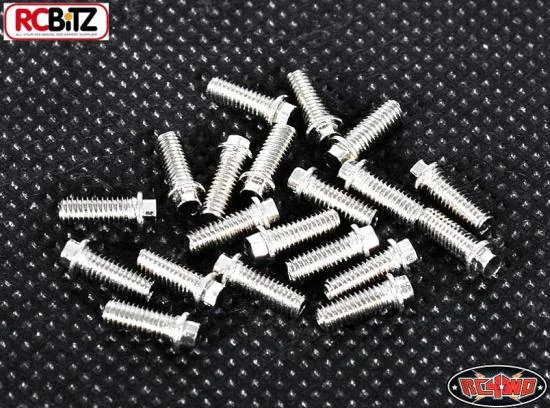 RC4WD Miniature Scale Hex Bolts (M3x8mm) (Silver) — image 1 of 3