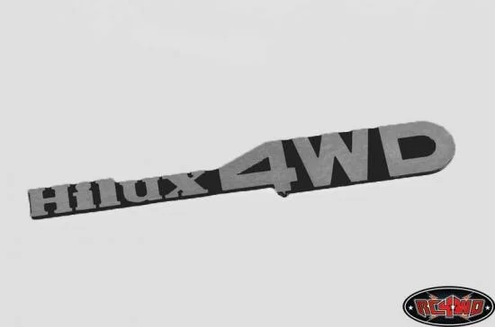 RC4WD 1:10 Hilux 4WD Emblem Set for Mojave and Hilux Body &mdash; image 4 of 6