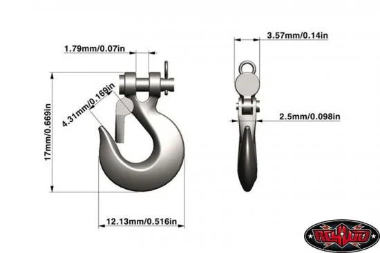 RC4WD 1:10 Warn Hook — image 2 of 6