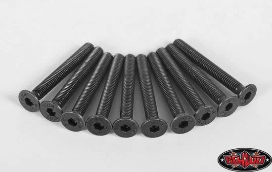 RC4WD Steel Flat Head Socket Cap Screw M3 x 25mm (10) — image 2 of 2