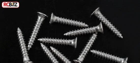 RC4WD Flat Head Self Tapping Screws M1.4 X 8mm SILVER RC4WD Blazer rear lights — image 1 of 2