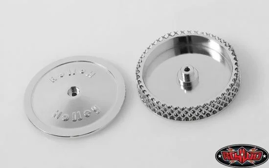 RC4WD Holley V8 Air Cleaner Filver Scale Engine CHROME Decals 40mm Dia &mdash; image 5 of 7