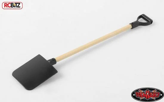 RC4WD Scale Garage Series 1:10 Wooden Handle Boulder Flat Shovel w/D-Grip — image 2 of 4