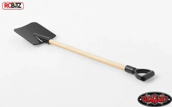 RC4WD Scale Garage Series 1:10 Wooden Handle Boulder Flat Shovel w/D-Grip — image 3 of 4