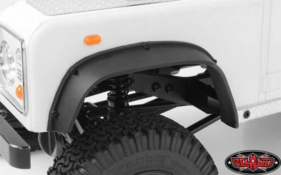 RC4WD Big Boss Fender Flare Set D90 D110 2 sets Rubber TOY inc screws RC4WD RC — image 5 of 7