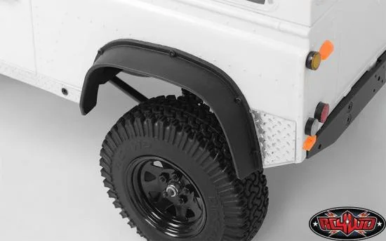 RC4WD Big Boss Fender Flare Set D90 D110 2 sets Rubber TOY inc screws RC4WD RC — image 6 of 7
