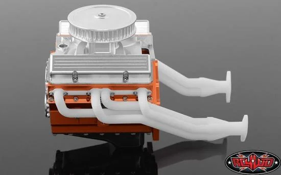 RC4WD Plastic Exhaust Headers for V8 Scale Motor Engine Manifold RC4WD V 8 RC — image 5 of 7