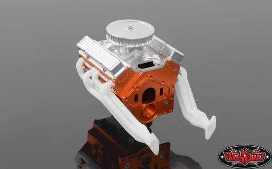 RC4WD Plastic Exhaust Headers for V8 Scale Motor Engine Manifold RC4WD V 8 RC — image 6 of 7