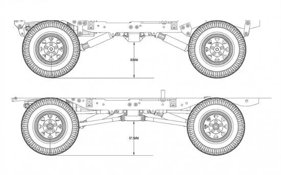 RC4WD Low Profile Delrin Skid Plate for Std. TC (D90/D110/Cruiser) — image 6 of 7