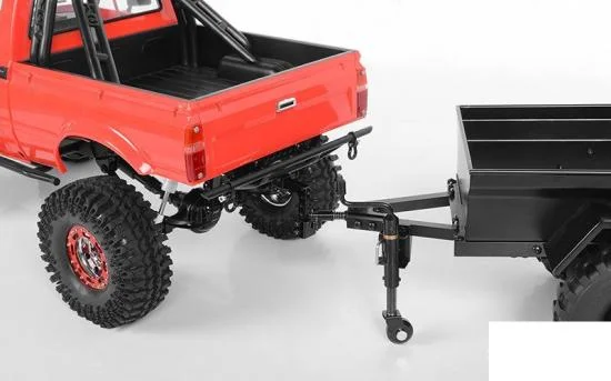 Tough Armor Rear Steel Tube Bumper w/Hitch Mount for Trail Finder 2 RC4WD &mdash; image 3 of 7