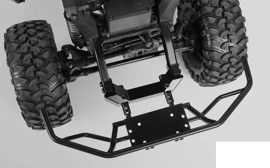 RC4WD Aluminium Front Bumper Mount Conversion for Traxxas TRX-4 RC4WD — image 6 of 6