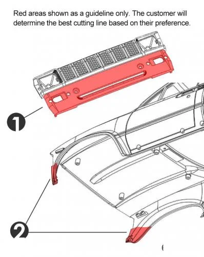 Tough Armor Comp Series Flush Mount Bumper for TF2 RC4WD — image 4 of 6